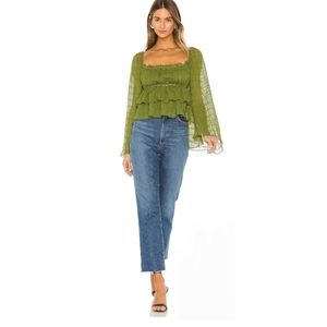 NWT Tularosa Lucy Top Mossy Green Size XS